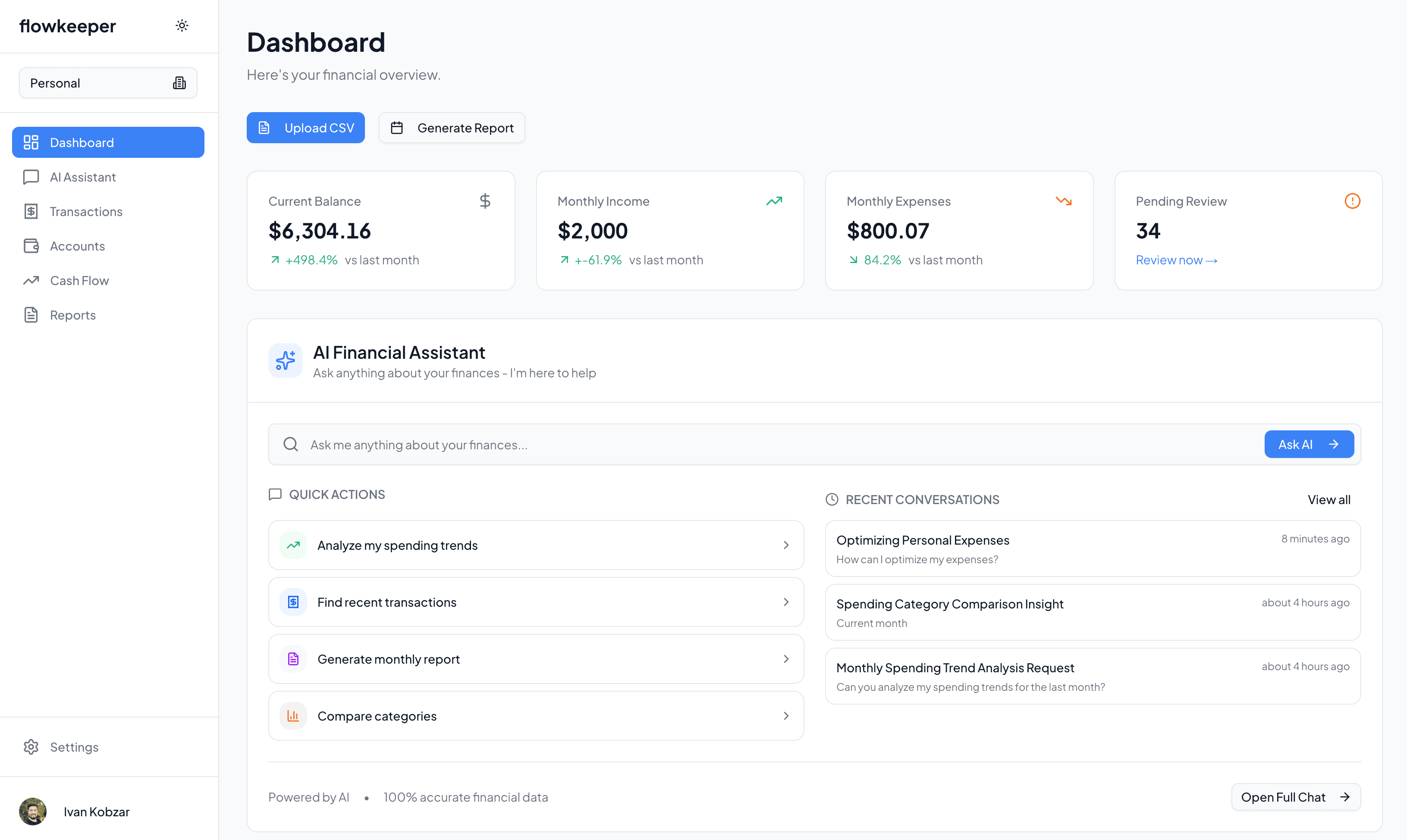 flowkeeper Dashboard